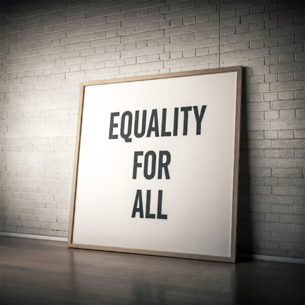 Equality-for-All-Poster-Leaning-Against-Brick-Wall-5-scaled