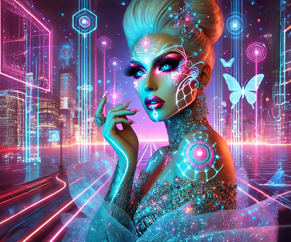 Digital Drag art