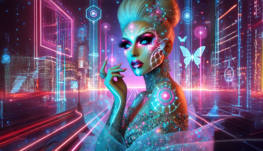 Digital Drag art